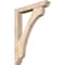 Ekena Millwork Legacy Slat Smooth Bracket w/ Offset Brace, Douglas Fir, 5 1/2"W x 32"D x 44"H BKT0604X32X44LEC06SDF - alternate 1